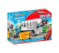 Playmobil 70885 Camion Poubelle avec Effet Lumineux - City Life- La Maison Moderne- Promo-Pack Coffret Univers
