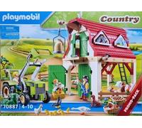 Playmobil 70887 Ferme Avec Élevage De Petits Animaux Tracteur Animaux Neuf/Ovp