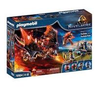 Playmobil 70904 Chevaliers Novelmore avec Dragon de Burnham Raiders - avec Quatre Personnages, Un Dragon et des Accessoires - Histoire & Imaginaire - Dès 4 Ans
