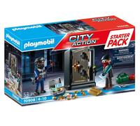 Playmobil 70908 City Action Starter Pack Police Bank Robbery, Suitable Playset f