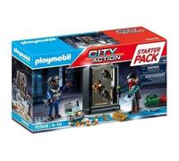 Policier avec cambrioleur