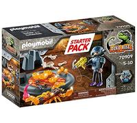 PLAYMOBIL Dino Rise - Starter Pack Agent avec Scorpion de feu, Jouets de construction