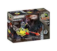 Playmobil 70930 Mine Cruiser - Dino Rise - avec Un Personnage, Un véhicule Qui Comprend Deux Lance-Missiles - Dinosaures emprisonné dans la Dino Mine - Dès 5 Ans