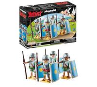 Playmobil 70934 Astérix : Les légionnaires Romains - avec Quatre Romains avec des Casques, des épées et des boucliers - Les Aventures d'Obélix - Histoire & Imaginaire - Dès 5 Ans