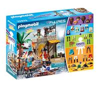 Playmobil Figurines My Figures 70979 – Îlot des Pirates, personnalisable dès 5 ans