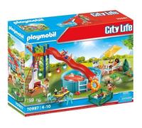 PLAYMOBIL - 70987 - City Life - Espace Détente avec Piscine - 159 pièces - Rouge - Mixte