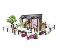 Playmobil 70995 Carrière d'entrainement - Country - Le Poney Club - avec Trois Personnages, Un Cheval, Un Poney et des Accessoires - Univers Equitation Animaux - Dès 4 Ans