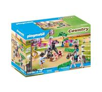 Playmobil Parcours d'obstacles 70996 Country – Le poney club avec chevaux