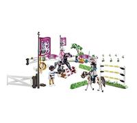 PLAYMOBIL 70996 Parcours d'obstacles avec chevaux - Country- Le poney club- équitation animaux