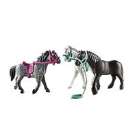 Playmobil Set 70999 Country 3 chevaux Frison, Knabstrupper et Andalou avec accessoires Dès 4 ans