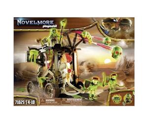 Playmobil 71025 Sal'ahari Sands - Trône du Tonnerre - Novelmore - Tour d'attaque pour Le Combat avec Lanceur de projectiles et catapulte - Histoire & Imaginaire - Dès 4 Ans