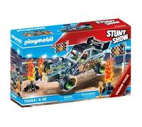 Playmobil 71044 Cascadeur et Buggy - Stuntshow - avec Un Personnage, Un véhicule Tout-Terrain et des Flammes - Promo Pack - Spectacle de cascadeurs - Univers des Sports mécaniques - Dès 4 Ans
