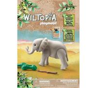 Playmobil Jouet Eléphanteau Wiltopia – Carte à collectionner – +80% recyclés/biosourcés – Dès 4 ans