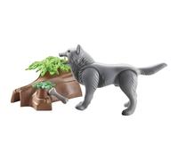 Playmobil 71056 Loup - Wiltopia - Carte d'animaux à Collectionner - Gamme Wiltopia avec Plus de 80% de matériaux recyclés ou biosourcés en Moyenne - Dès 4 Ans