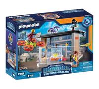 Playmobil 71084 Dragons: Les Neufs Royaumes - Labo Icaris - Dragons Nine Realms - avec Deux Personnages, Un Dragon, Un Drone avec Canon Fonctionnel et Le Laboratoire Icaris - Dès 4 Ans