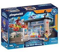 Playmobil Set de jeu Dragons: Les Neufs Royaumes – Labo Icaris, 2 pers., dragon et drone