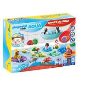 Playmobil 71086 Calendrier de l'Avent : 1.2.3 Aqua - avec 24 Surprises à découvrir pour Noël - Mes Premiers - Apprendre en s'amusant - pour Les Tout-Petits 18-36 Mois
