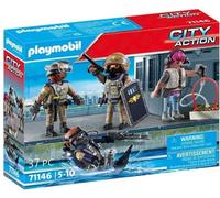 PLAYMOBIL 71146 Equipe des forces spéciales avec bandit, 37 pieces, Des 5 ans