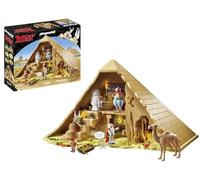Playmobil 71148 Astérix : La Pyramide du Pharaon, Obélix, Astérix, Panoramix, Numérobis, Tournevis, Idéfix, Univers Astérix pour Enfants à partir de 5 Ans [Exclusivité Amazon]