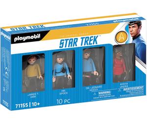 PLAYMOBIL - 71155 Figurine Star Trek (Uhura - Kirk - Spock - McCoy)
