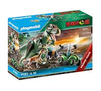 Playmobil 71183 Explorateur avec Quad et tyrannosaure- Dinos - Les Dinosaures - Promo-Pack Jeux d'aventures