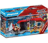 PLAYMOBIL City Action Caserne de Pompiers transportable 71193 / Enfant NOEL