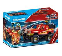 Playmobil 71194 - Pick-Up Et Pompier