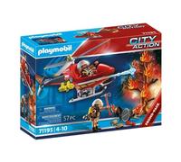 PLAYMOBIL - 71195 - City Action - Hélicoptere bombardier des pompiers