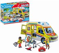 PLAYMOBIL 71202 Ambulance avec effets lumineux et sonore, City Action Les Secouristes