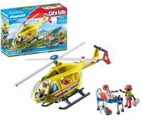 Playmobil 71203 Hélicoptère de Secours - City Life - Les Secours - Intervention