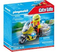 Playmobil® City Life Moto-médecin de secours avec clignotant 71205