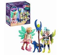 Playmobil 71236 Crystal et Moon Fairy avec Animaux - Adventures of Ayuma - Deux Personnages emblématiques de la série - Place à la Magie des fées - Histoire & Imaginaire - Dès 7 Ans