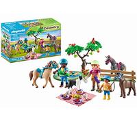PLAYMOBIL - 71239 - Country - Cavaliers, chevaux et pique-nique - Mixte - 5 ans - Allemagne