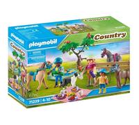 Playmobil Country 71239 Cavaliers et chevaux pique-nique Multicolore G