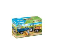 PLAYMOBIL - 71249 - Country La Ferme - Tracteur avec remorque