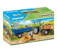PLAYMOBIL 71249 Country La Ferme Tracteur avec remorque