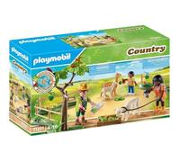 PLAYMOBIL 71251 Enclos à alpagas et randonneurs, Country La Ferme, 56 pièces, Dès 4 ans