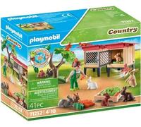 PLAYMOBIL 71252 Enfant avec enclos et lapins, Country La Ferme, Animaux de la ferme, Des 4 ans