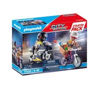 PLAYMOBIL - 71255 - City Action - Starter Pack Agent et voleur