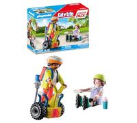 Playmobil 71257 Starter Pack Secouriste avec gyropode - City Life - Les Secours - avec Deux Personnages, Un gyropode et des Soins - Coffret découverte idée Cadeau - Dès 4 Ans
