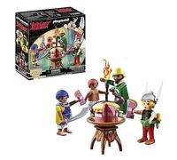 Playmobil 71269 Astérix : Le gâteau empoisonné d'Amonbofis - avec Le goûteur de Cléopâtre, Amonbofis, Son Assistant Tournevis - Les Aventures d'Obélix - Histoire & Imaginaire - Dès 5 Ans