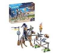 Playmobil Set 71297 Chevalier Novelmore avec arme, cibles et accessoires d'entraînement – Dès 4 ans