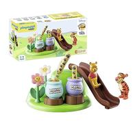 Playmobil 71317 1.2.3 & Disney: Winnie l'ourson et Tigrou avec Jardin d'abeilles - avec Personnages et des Abeilles - Mes Premiers Apprendre en s'amusant - pour Les Tout-Petits 18-36 Mois