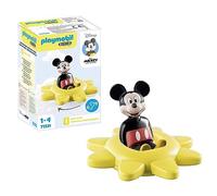 Playmobil 71321 1.2.3 & Disney: Mickey et Toupie Soleil - avec Un Personnage et Une toupie avec Fonction hochet - Mes Premiers Apprendre en s'amusant - pour Les Tout-Petits 18-36 Mois