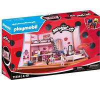 PLAYMOBIL 71334 Miraculous Chambre de Marinette, Miraculous lady bug, 73 pieces, Des 4 ans