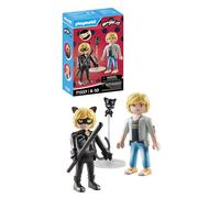 Playmobil 71337 Miraculous: Adrien & Cat Noir, including Kwami Plagg and diverse
