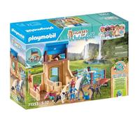 Playmobil® Horses of Waterfall Amelia & Whisper avec boîte à chevaux 71353