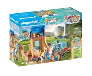 PLAYMOBIL 71353 Amelia & Whisper avec box pour chevaux Horses of Waterfall 117 pièces Dès 5 ans