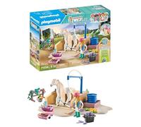 Playmobil® Horses of Waterfall Isabella & Lioness avec poste de lavage 71354