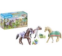 Playmobil® Horses of Waterfall 3 chevaux : Morgan, quarter Horse & Shagya arabe 71356